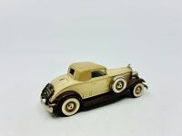 PACKARD: Three 1:43 scale models including the 1932 Packard Light 8, the 1931 Hudson Greater Eight by Brooklin Models and the 1937 Panhard Dynamic Berline by Eligor [Location: Sydney] - 3