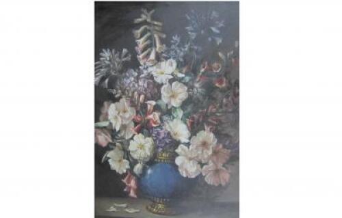 GRAEME CARDINAL: An oil on canvas still life by Graeme Cardinal