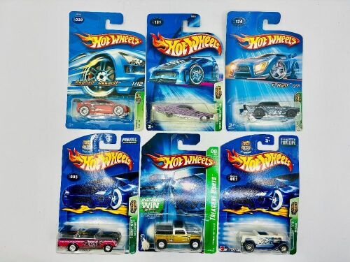180 · HOT WHEELS: A quantity of 6 Hot Wheels models from the Treasure Hunt series [Location: Sydney]