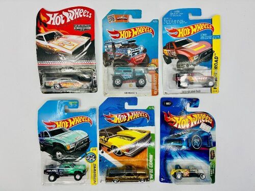 181 · HOT WHEELS: A quantity of 6 Hot Wheels models from various series [Location: Sydney]