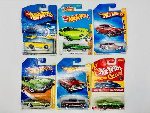 182 · HOT WHEELS: A quantity of 6 Hot Wheels models from various series [Location: Sydney]