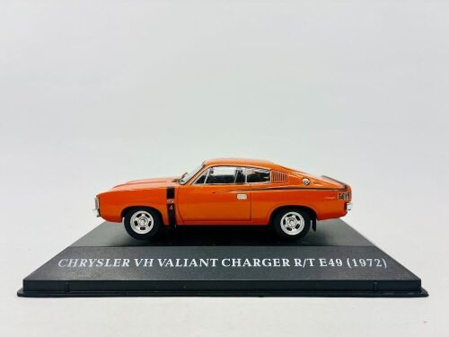 84 · CHRYSLER: A 1:43 scale model of the 1972 VH Valiant Charger R/T E49. [Location: Sydney]