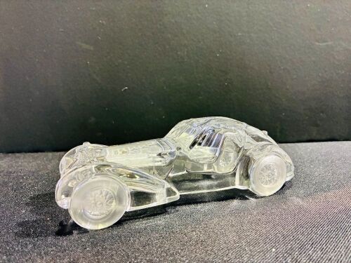 351 · BUGATTI: A crystal glass Bugatti Type 57SC Atlantic paperweight [Location: Sydney]