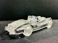 JAGUAR: A crystal glass Jaguar XK120 paperweight [Location: Sydney] - 3