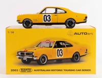 HOLDEN: A Biante / Autoart 1:18 scale Holden HT Monaro, 2003 entrant in Australian Historic Touring Car Series, limited edition, numbered 1613 of 2003 units in original box