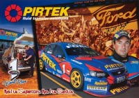 MARCUS AMBROSE: Two Ford V8 Supercar posters signed by Marcus Ambrose, both 42cm high, 60cm wide - 2