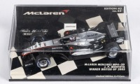 MCLAREN MERCEDES: A Minichamps 1:43 scale McLaren Mercedes MP4-20, raced to victory by Montoya British GP 2005, limited edition 3312 pieces