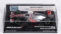 MCLAREN MERCEDES: A Minichamps 1:43 scale McLaren Mercedes MP4-27, driven to victory by Button, Brazilian GP 2012, limited edition 1099 pieces