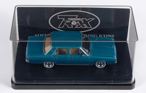 CHRYSLER VALIANT REGAL: A Trax 1:43 scale Chrysler VF Valiant regal, finished in crystal turquoise metallic