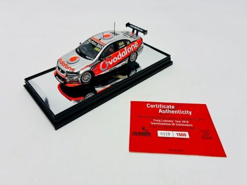 5 · HOLDEN: A 1:43 scale model by Classic Carlectables of the #888 Team Vodafone Holden VE Commodore driven by Craig Lowndes in the 2010 V8 Supercars season, limited edition 0119/1600, complete with certificate of authenticity [Location: Sydney]