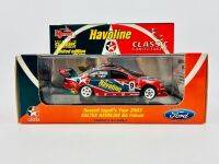 FORD: A 1:43 scale model by Classic Carlectables of the #9 Caltex Havoline Ford BA Falcon driven by Russel Ingall in the 2003 V8 Supercars season, limited edition 1437/2500, complete with certificate of authenticity [Location: Sydney] - 9
