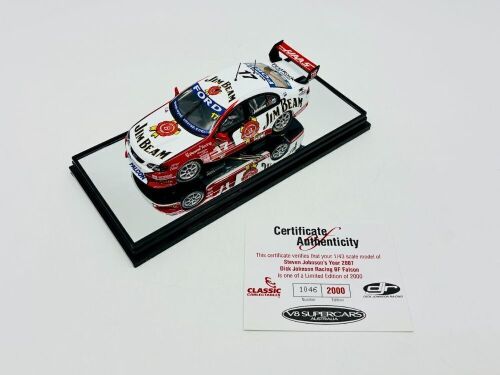 19 · FORD: A 1:43 scale model by Classic Carlectables of the #17 DJR Ford BF Falcon driven by Steven Johnson in the 2007 V8 Supercars season, limited edition 1046/2000, complete with certificate of authenticity [Location: Sydney]