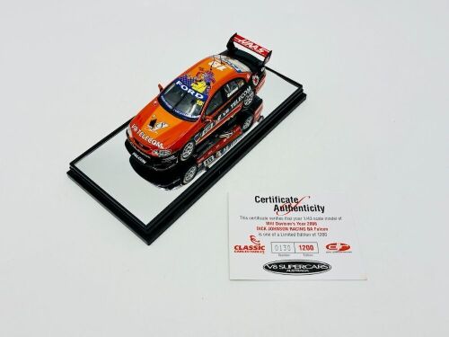 26 · FORD: A 1:43 scale model by Classic Carlectables of the #18 DJR Ford BA Falcon driven by Will Davison in the 2006 V8 Supercars season, limited edition 0130/1200, complete with certificate of authenticity [Location: Sydney]