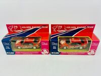 HOLDEN: Two 1:43 scale models by Classic Carlectables of the HRT Holden Commodores driven by Craig Lowndes and Mark Skaife [Location: Sydney]