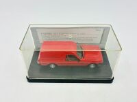 FORD: A 1:43 scale model by Trax of the Ford XD Falcon Panel Van and a 1:64 scale Ford Transit in Australia Post livery by Matchbox, both complete with original packaging [Location: Sydney] - 8