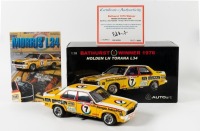 1976 BATHURST: A 1:18 scale Autoart Holden LH Torana L34 #7 as driven to victory at Bathurst 1976 by Morris & Fitzpatrick, boxed with COA 0345/5000