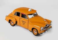 HOLDEN FJ: A Trax 1:24 scale Holden FJ sedan, finished in the yellow cab livery, model number TRL1F