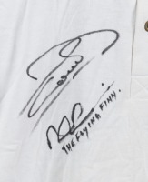 COULTHARD/HAKKINEN: A 1998 Australian Grand Prix polo shirt size XL as signed by Mika Hakkinen and David Coulthard - 2