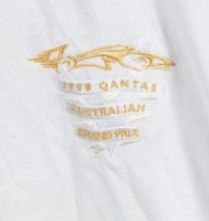 COULTHARD/HAKKINEN: A 1998 Australian Grand Prix polo shirt size XL as signed by Mika Hakkinen and David Coulthard - 3