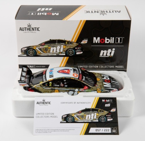 COMMODORE: A 1:18 scale Authentic collectables Holden ZB Commodore, the Nick Percat 2022 Darwin Indigenous livery, limited edition 057/222 pieces