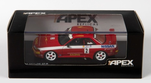 1992 ATCC: A 1:43 scale Apex Replicas Nissan Skyline GT-R ATCC Winner 1992 #2 Mark Skaife, Boxed. Limited edition of 768 made