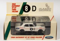 BATHURST 1968: A 1:43 scale Classic Carlectables 1968 Bathurst Ford Falcon XT GT #8D, I & L Geoghegan. Boxed with COA 1182/1250