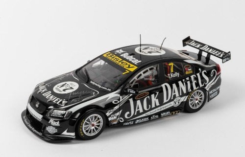 241 · KELLY BROTHERS: A 1:18 scale Classic Carlectables Jack Daniels VE Commodore V8 Supercars of Todd Kelly, signed to hood by Rick and Todd