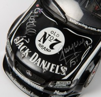 KELLY BROTHERS: A 1:18 scale Classic Carlectables Jack Daniels VE Commodore V8 Supercars of Todd Kelly, signed to hood by Rick and Todd - 3