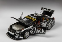 KELLY BROTHERS: A 1:18 scale Classic Carlectables Jack Daniels VE Commodore V8 Supercars of Todd Kelly, signed to hood by Rick and Todd - 4