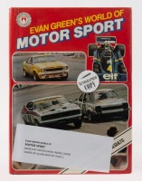 RICHARDS/MOFFAT: 'Evan Green's World of Motor Sport' 1977, signed by Jim Richards and Allan Moffat within