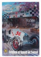 SPEED ON TWEED: A Special AGP 50th Anniversary programme 2004 - Festival of Speed on Tweed event programme featuring the signature of Russell Ingall to front cover