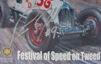 SPEED ON TWEED: A Special AGP 50th Anniversary programme 2004 - Festival of Speed on Tweed event programme featuring the signature of Russell Ingall to front cover - 2