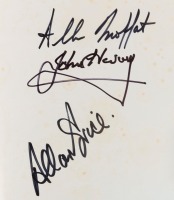 BROCK MOFFAT: 'Brock Moffat - On the Road to Spa' by Barry Naismith, signed by Allan Moffat, John Harvey, Allan Grice to inside cover page - 2