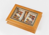 AGP: Two decks of 'Australian Formula 1 Grand Prix - Adelaide South Australia' playing cards, presented in a wooden box - 2