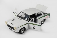 FORD CORTINA MOFFAT: An Autoart Ford Cortina MkI, commonly known as a Lotus Cortina, as raced by Allan Moffat in the 1964 Sandown 6 hour race - 2