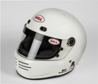 HELMET: A Bell M3 Pro Series racing helmet with visor, size believed to be approximately 60cm