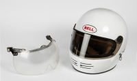 HELMET: A Bell M2 series racing helmet with visor size 60cm
