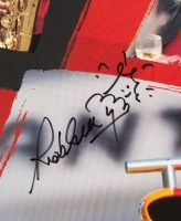 FORMULA ONE: A 1999 Formula One Grand Prix poster signed by a large quantity of celebrity personalities, measures 84cm high, 59.5cm wide - 8