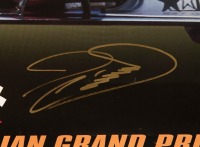 COULTHARD: A 1998 Formula One Grand Prix poster, as signed by David Coulthard, measures 84cm high, 59.5cm wide - 2