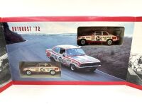 LJ TORANA: A Trax, LJ Torana, GTR XU-1, Bathurst 1972, Peter Brock & Colin Bond, 1:43 scale combo set, in original display packaging with race information - 2