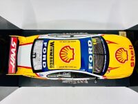 FORD: A 1:18 scale model by Biante of the #18 DJR Shell Helix Racing Ford BA Falcon driven by Warren Luff in the 2004 V8 Supercars season, limited edition, 0015/1000, complete with original packaging and certificate of authenticity [Location: Sydney] - 7