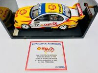 FORD: A 1:18 scale model by Biante of the #17 DJR Shell Helix Racing Ford BA Falcon driven by Steven Johnson in the 2004 V8 Supercars season, limited edition, 0015/1000, complete with original packaging and certificate of authenticity [Location: Sydney]