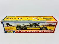 DINKY: A 1:43 AEC Artic Transporter with Helicopter (Dinky No. 618) in original packaging. - 7