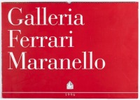 FERRARI: An official Ferrari product '1996 Galleria Ferrari Maranello' calendar, 48cm high, 69cm wide [Location: Melbourne]