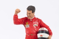 MICHAEL SCHUMACHER: A 1:9 scale limited edition (2437/5000) cold cast porcelain resin figure of Michael Schumacher, 22cm high [Location: Melbourne] - 3