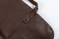 TOOL ROLL BAG: An original circa late 1960s early 1970s Ferrari 330 / 365 brown vinyl tool roll bag [Location: Melbourne] - 11