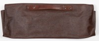 JACK BAG: An original circa late 1960s early 1970s Ferrari 330 / 365 brown vinyl jack bag [Location: Melbourne] - 2