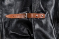 TOOL ROLL BAG: An original circa 1980s Ferrari black vinyl tool roll & jack bag [Location: Melbourne] - 3
