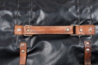 TOOL ROLL BAG: An original circa 1980s Ferrari black vinyl tool roll & jack bag [Location: Melbourne] - 6