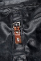 TOOL ROLL BAG: An original circa 1980s Ferrari black vinyl tool roll & jack bag [Location: Melbourne] - 8